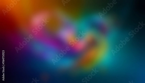 Obraz Abstract Blurred Gradient Flow Representing Harmony and Motion background