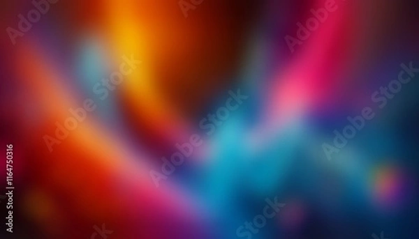 Fototapeta Abstract Blurred Gradient Flow Representing Harmony and Motion background