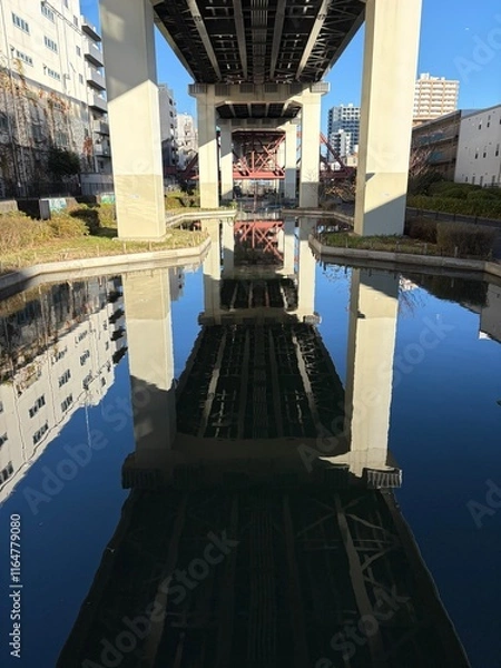 Obraz city bridge and river thames