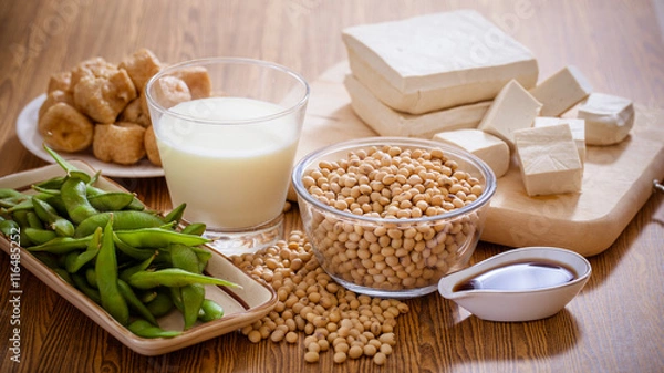 Obraz Soy products