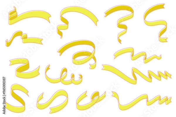 Obraz くるくるリボンセット