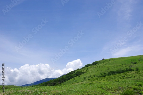 Fototapeta 霧ヶ峰高原からの眺め