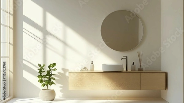 Obraz Elegant Bathroom Layout