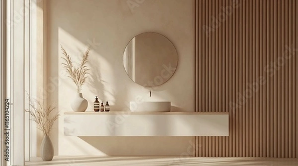 Obraz Bright and Organized Bathroom