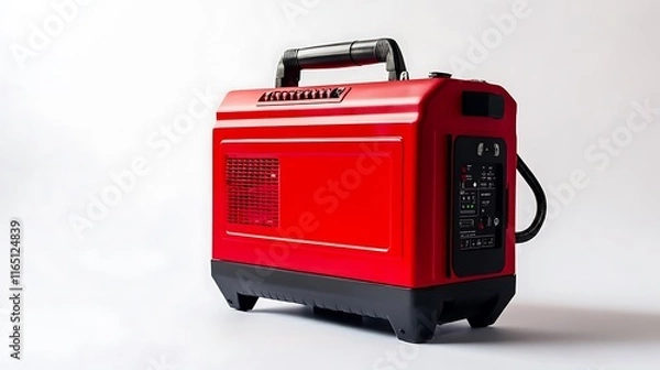 Obraz Portable Power Station: Red Energy Generator