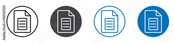 Obraz Google sheet icon flat editable icon mark set.