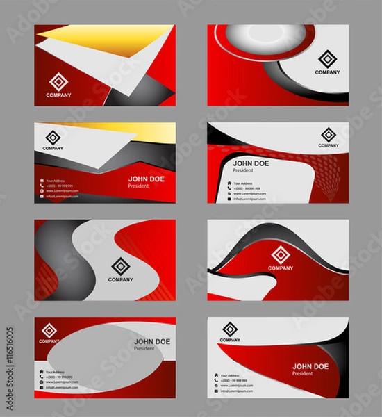 Obraz Flyer template design
