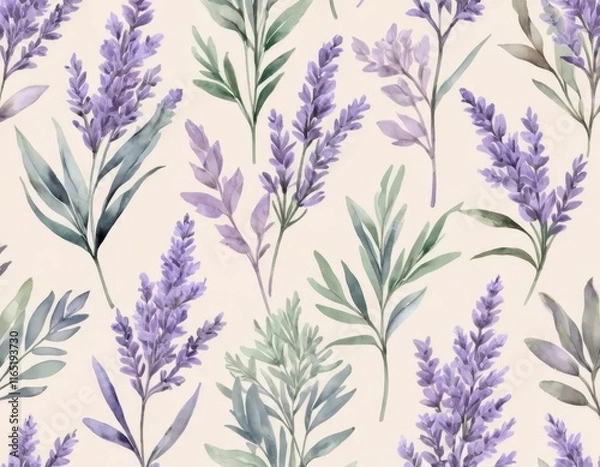 Obraz lavender seamless background