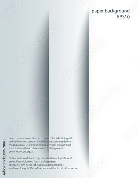 Obraz Vector abstract cut background