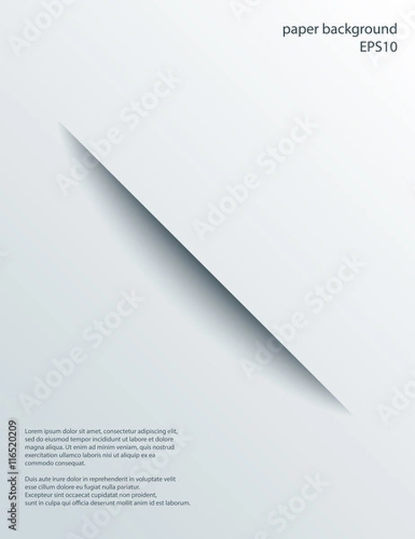 Obraz Vector abstract cut background