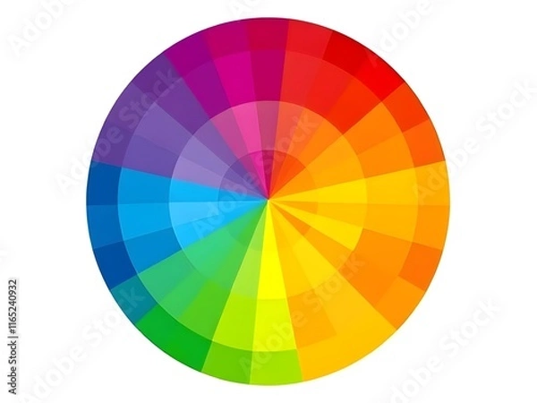 Fototapeta color guide isolated on white