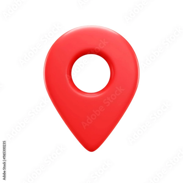 Fototapeta High-resolution map location icon graphic, perfect for websites, apps, and presentations, versatile design, easy integration, four variations.