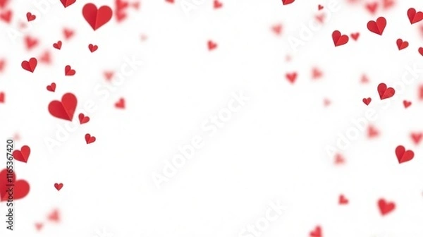 Obraz Red Hearts Background