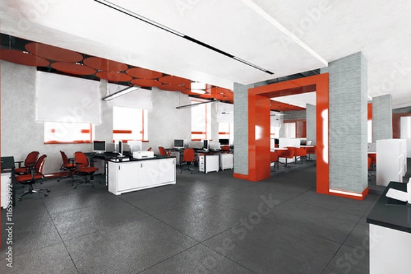 Obraz Empty modern office interior work place