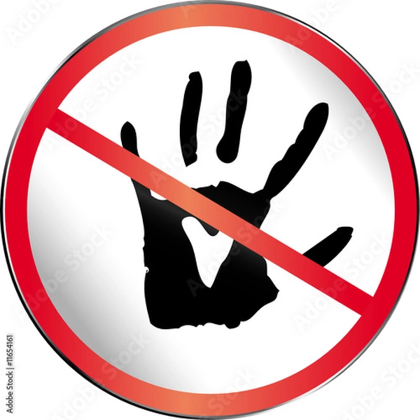 Obraz Stop sign. Concept: forbidden love