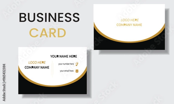 Obraz Luxury and elegant business card
