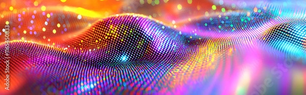 Obraz Holographic Iridescent Dots
