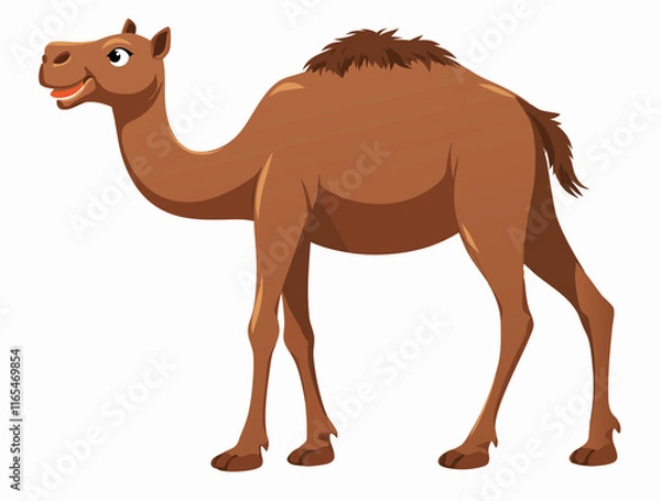 Fototapeta Camel Cartoon Illustration
