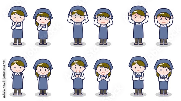 Fototapeta 清掃員の男女 05