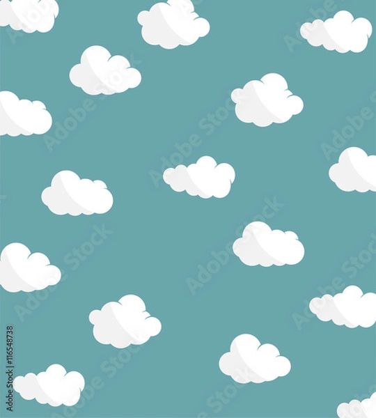 Fototapeta Cloud computing technology concept