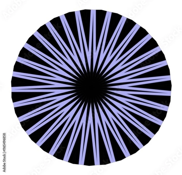 Obraz  blue optical illusion