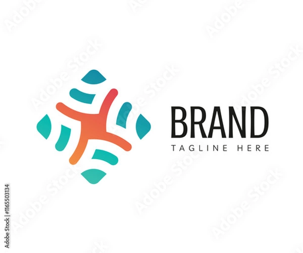 Obraz Letter logo icon design template elements. Usable for Branding and Business Logos.
