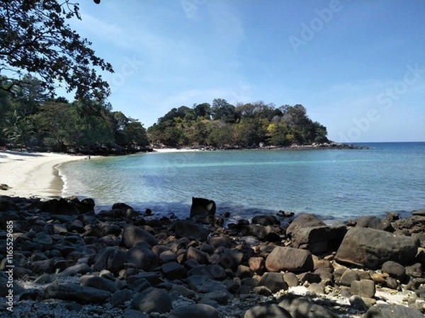 Fototapeta beach with sky