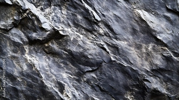 Fototapeta Dark Grey Rock Surface Texture Background