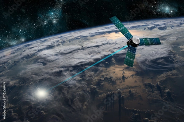 Fototapeta Space Weapon No.1h - Elements of this image furnished by NASA.