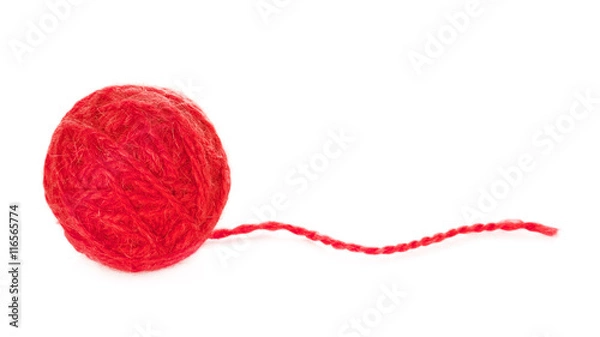 Obraz Red Yarn Ball