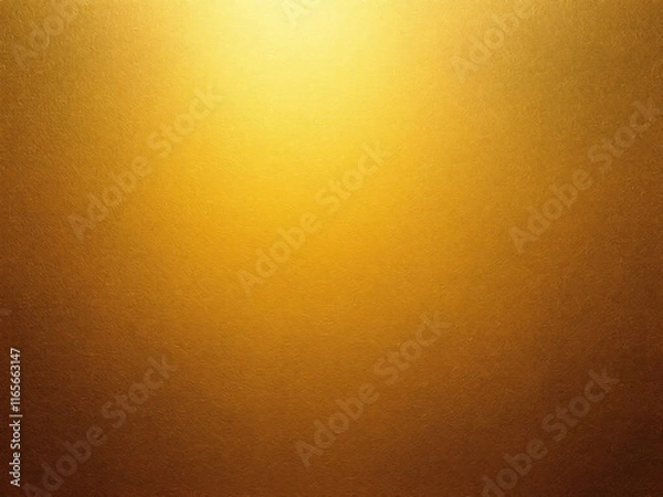 Fototapeta Gradient gold background with a smooth, shiny, and luxurious metallic texture.