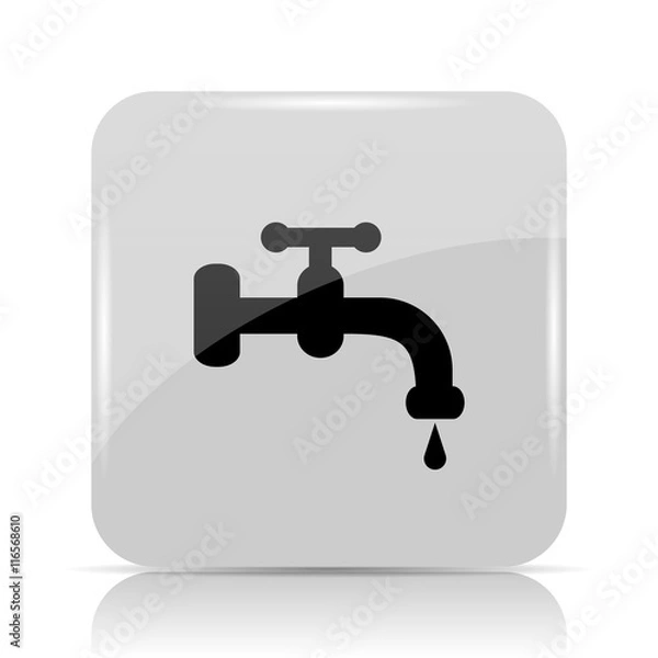 Fototapeta Water tap icon