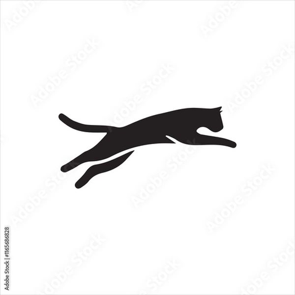 Obraz silhouette of a cat