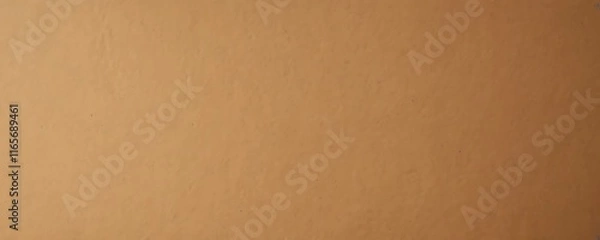 Fototapeta Light Brown Kraft Paper Texture Flat Banner Background