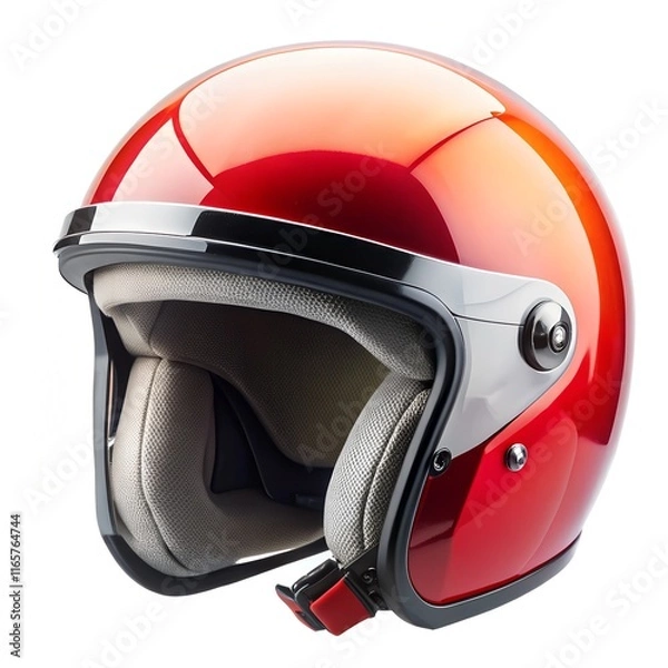 Obraz Motorcycle Half Face Helmet