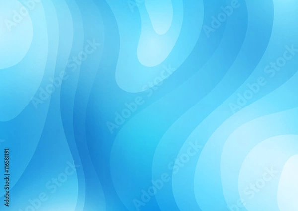 Obraz Blue abstract waves background
