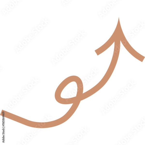 Obraz Upward Trend Arrow Graphic 