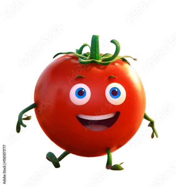 Fototapeta tomato isolated on white background transparent 