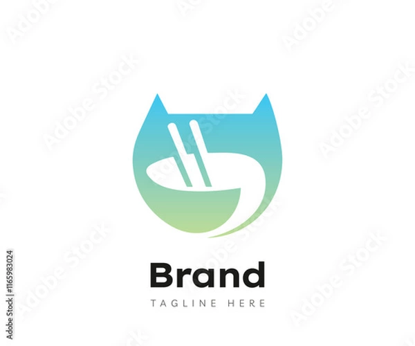 Obraz Food logo icon design template elements. Usable for Branding and Business Logos.

