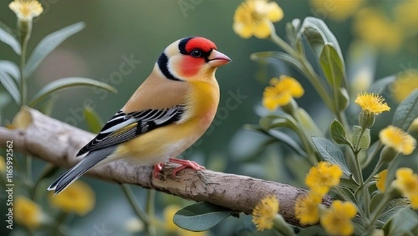 Obraz a beautiful Goldfinch