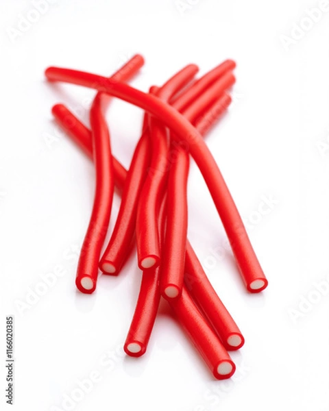 Fototapeta soft sticks bundle colored licorice