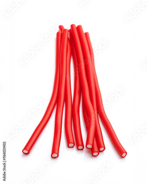 Fototapeta soft sticks bundle colored licorice