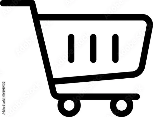Obraz Shopping cart