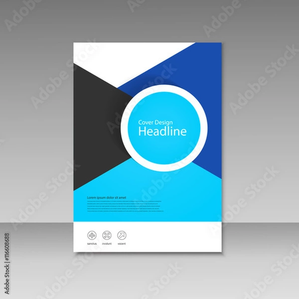 Obraz Vector cover design for brochure template