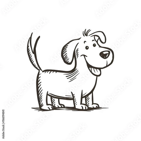 Obraz horse cartoon isolated on white