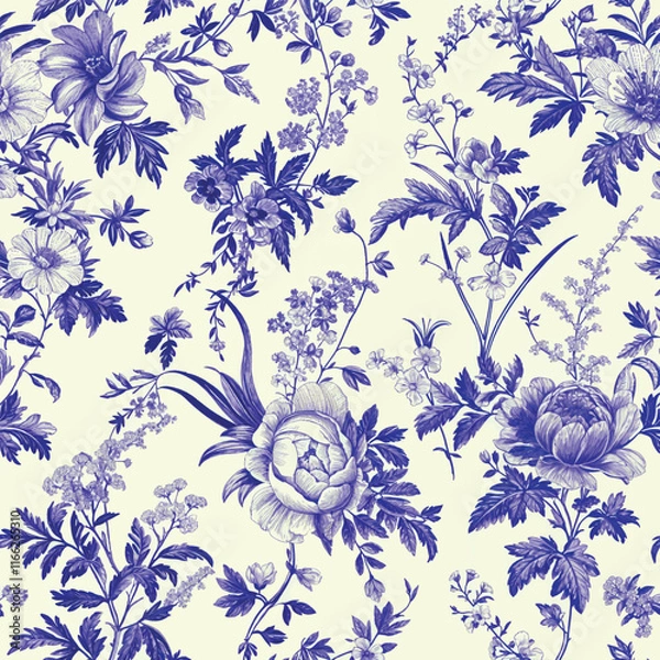 Obraz seamless floral background