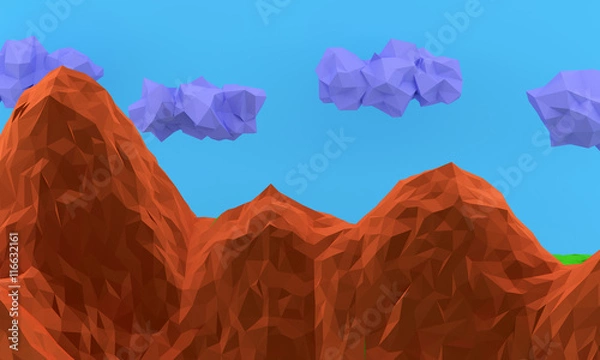 Obraz Hills and Clouds