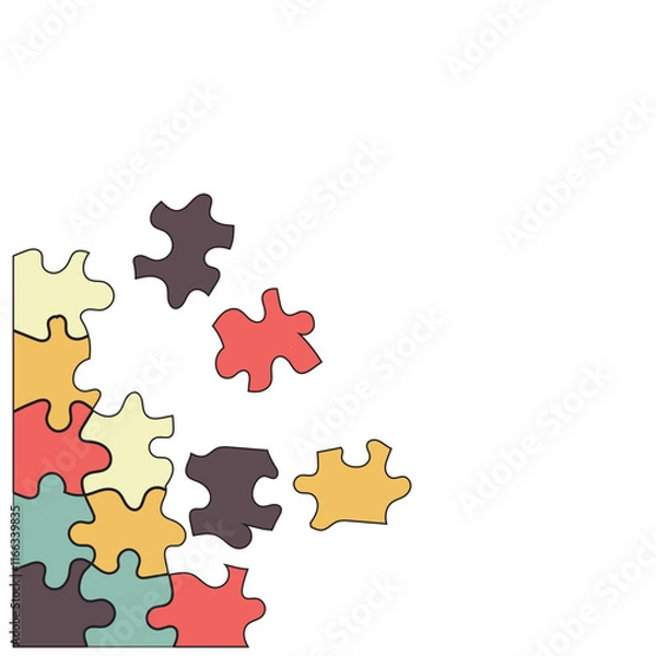 Fototapeta Puzzle Element