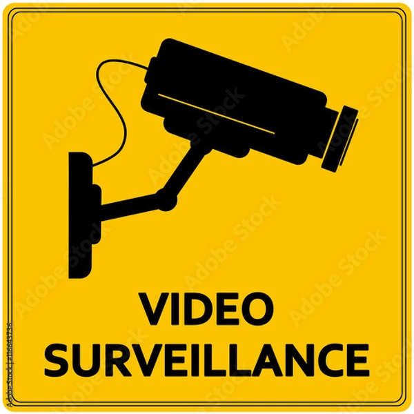 Obraz Video surveillance sign