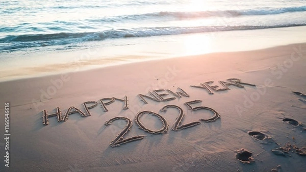 Fototapeta Happy New Year 2025